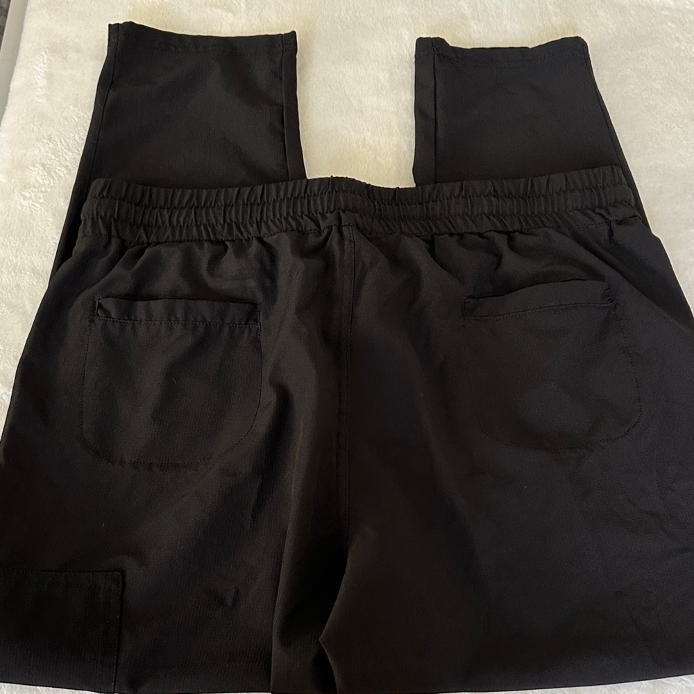Avalanche Black Jogger Pants with Drawstring - Picture 5 of 11